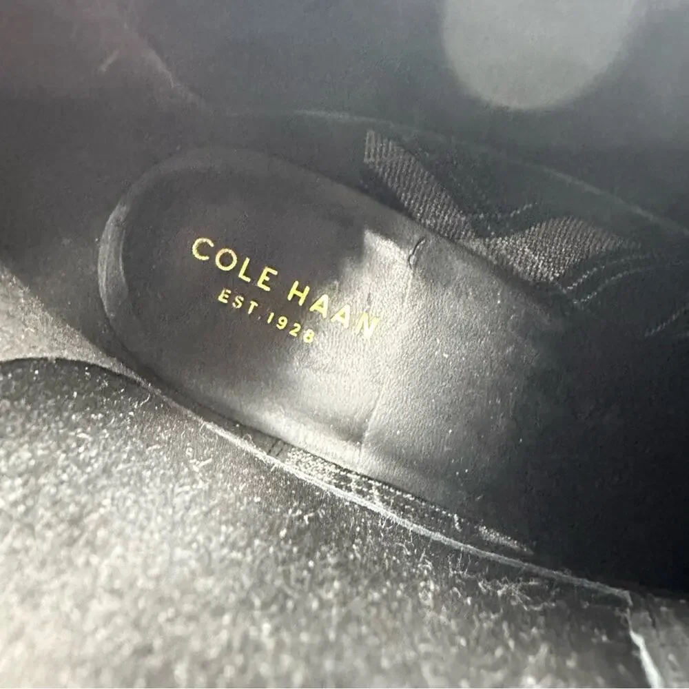 NEW - Cole Haan Newburg Waterproof Chelsea Boot in black leather - SIZE 8